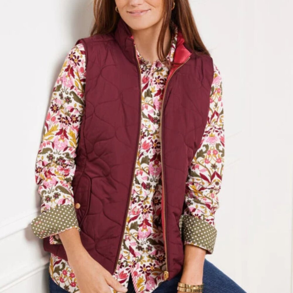 Talbots Reversible Vest